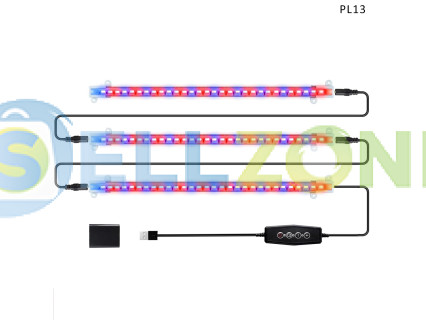 Φυτολαμπτήρες LED 3500K για ανάπτυξη και καλλιέργεια φυτών με χρονοδιακόπτη - PL13